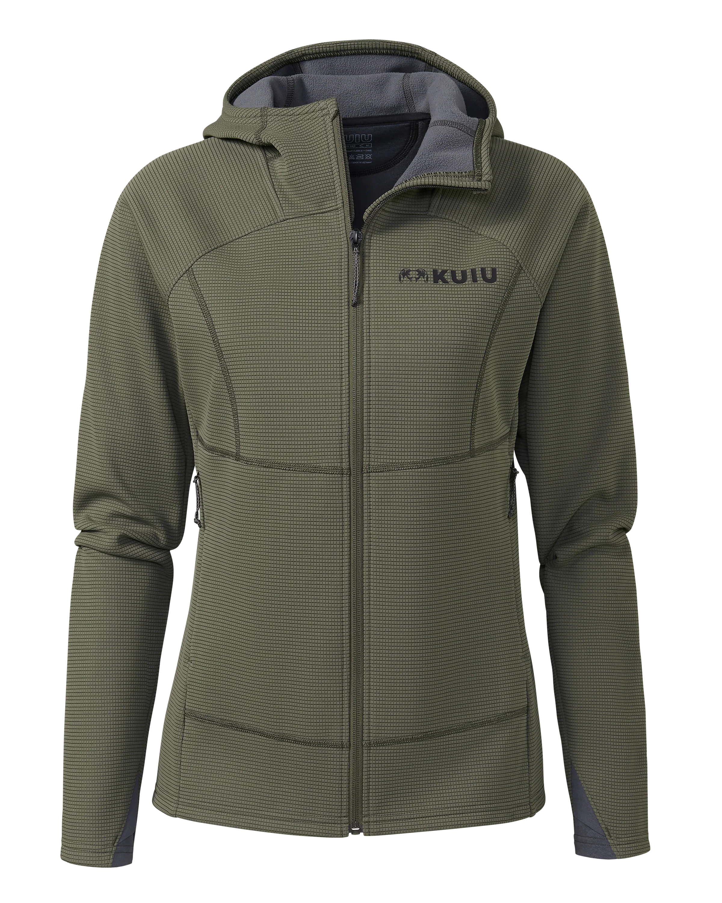 Women's Peloton 240 Full Zip Hoodie | Ash