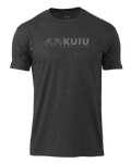 KUIU Here to Hunt Logo T-Shirt | Charcoal