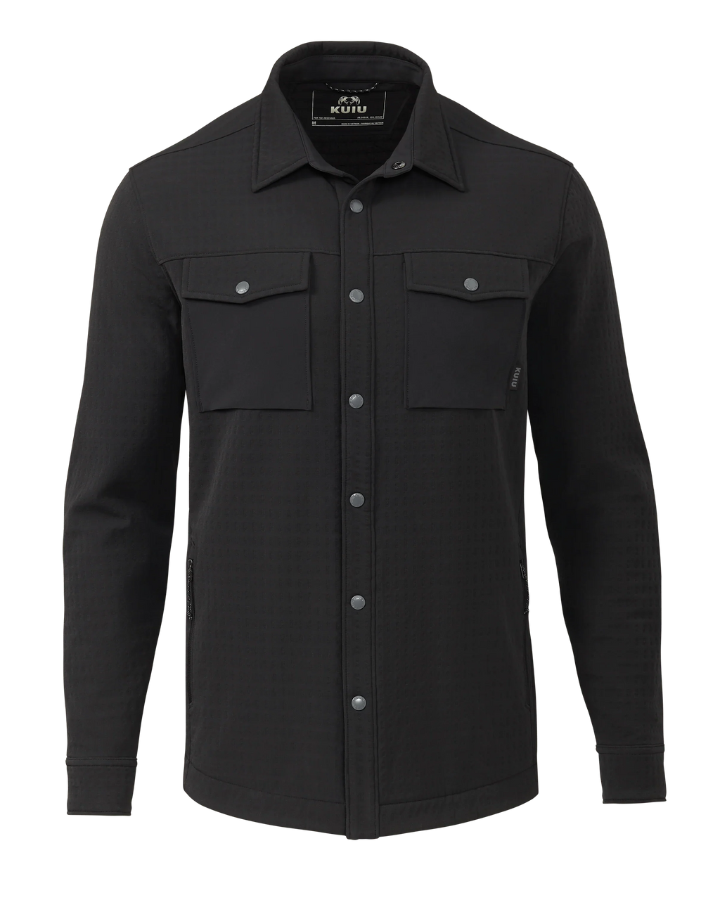 Blockfield Fleece Shirt Jacket | Black