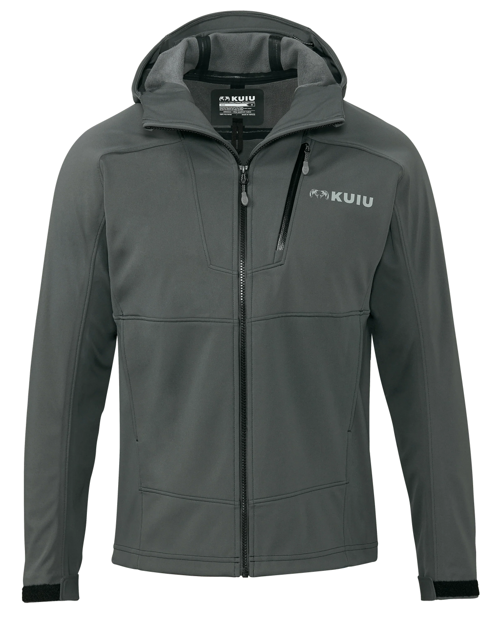 Axis Hybrid Hooded Jacket | Gunmetal