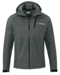 Axis Hybrid Hooded Jacket | Gunmetal
