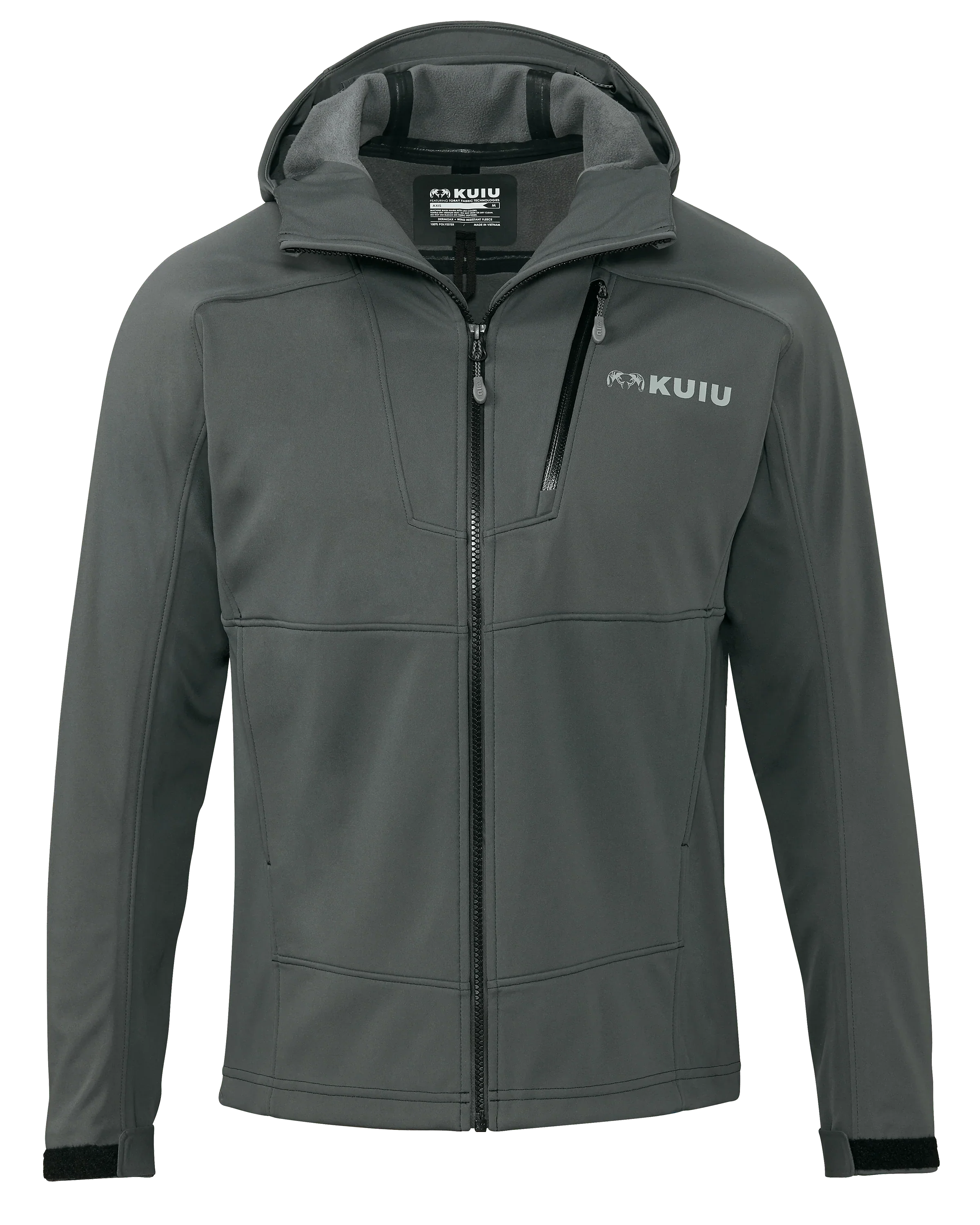 Axis Hybrid Hooded Jacket | Gunmetal