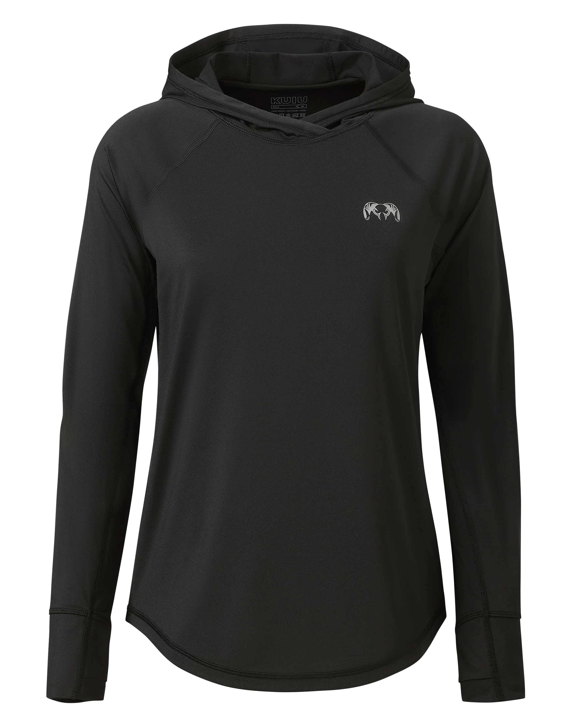 Women's Gila LS Hoodie | Black