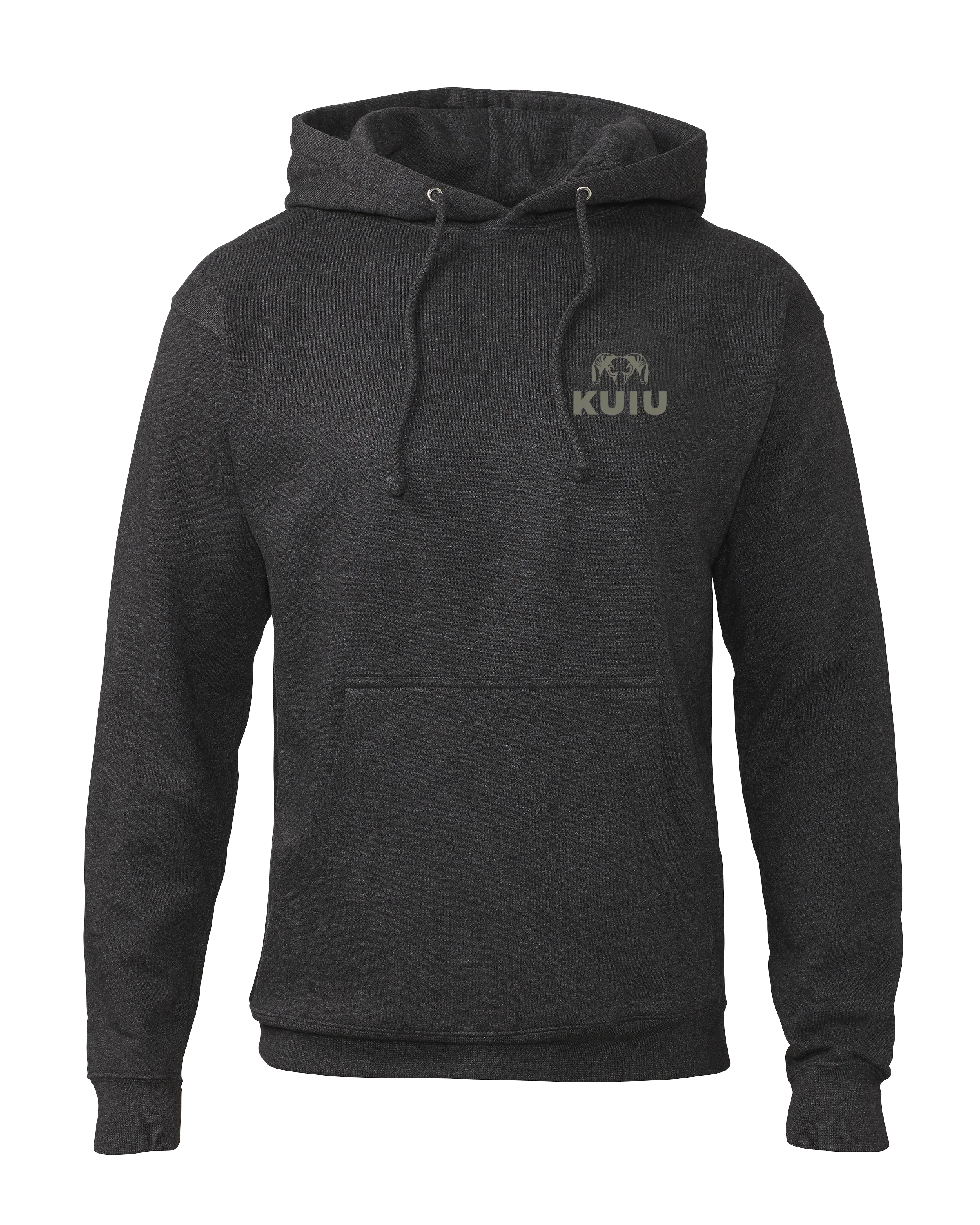 KUIU Topo Back Logo Hoodie | Charcoal