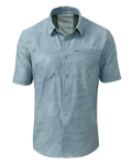 Mesa Vented SS Snap Shirt Topo | Glacier Topo Print