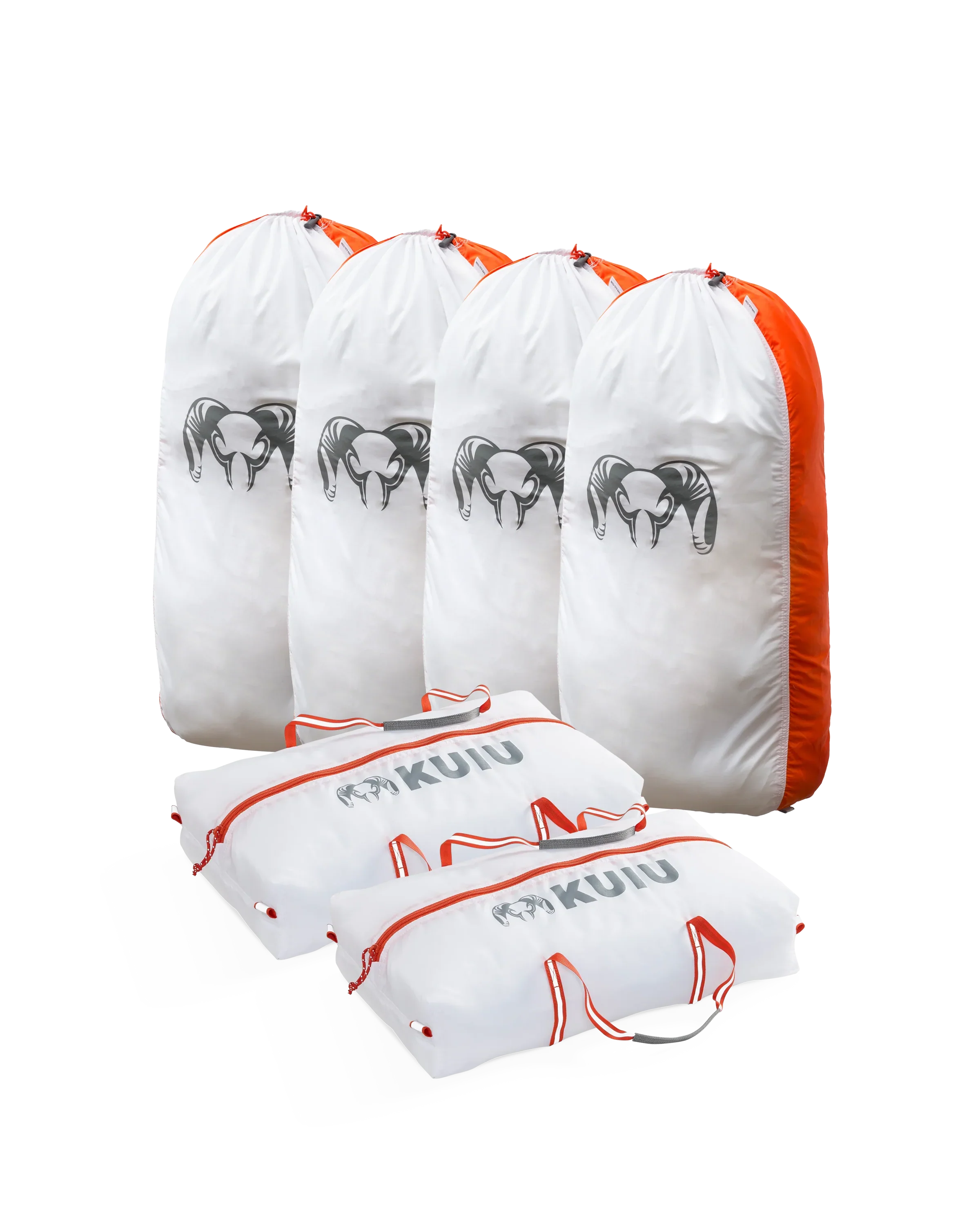 Small Deer/Antelope Game Bag Set | White-Orange