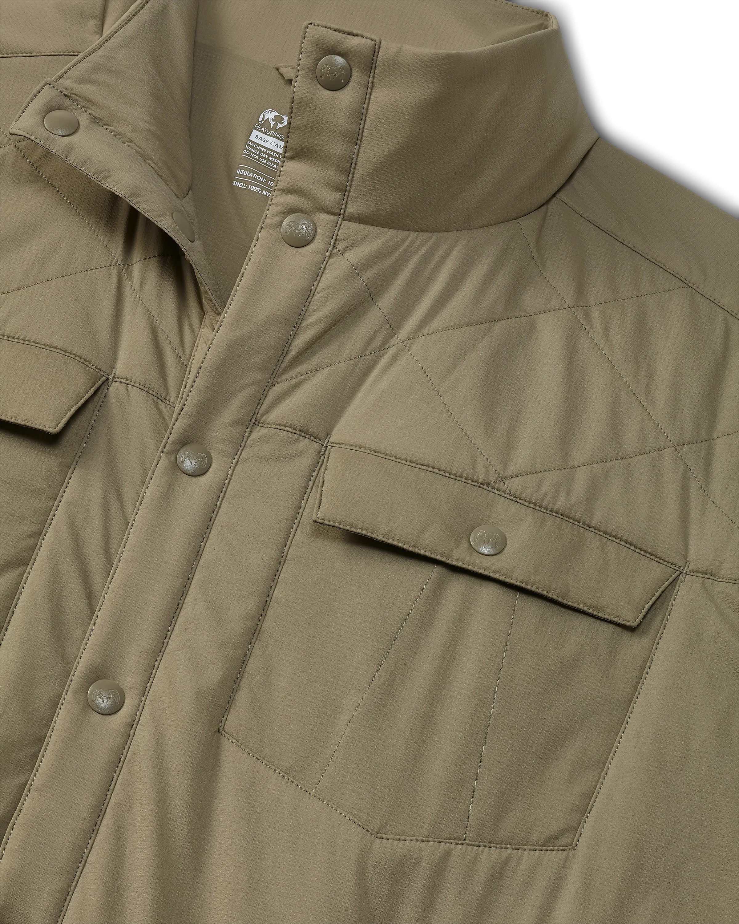 Base Camp Insulated Snap Shirt | Khaki
