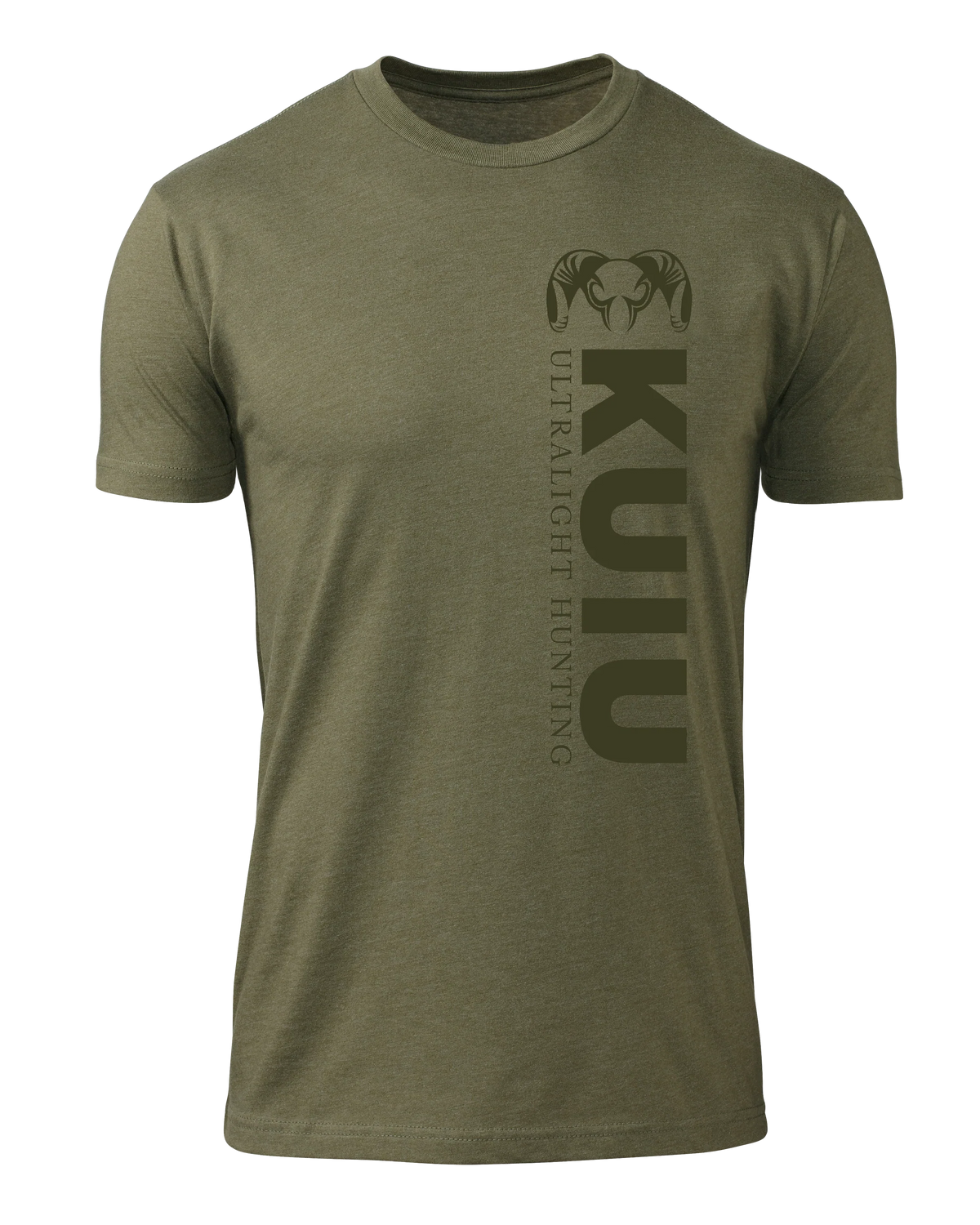 KUIU Solid Vertical T-Shirt | Military Green
