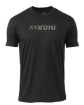 KUIU Topo Block Logo T-Shirt | Black