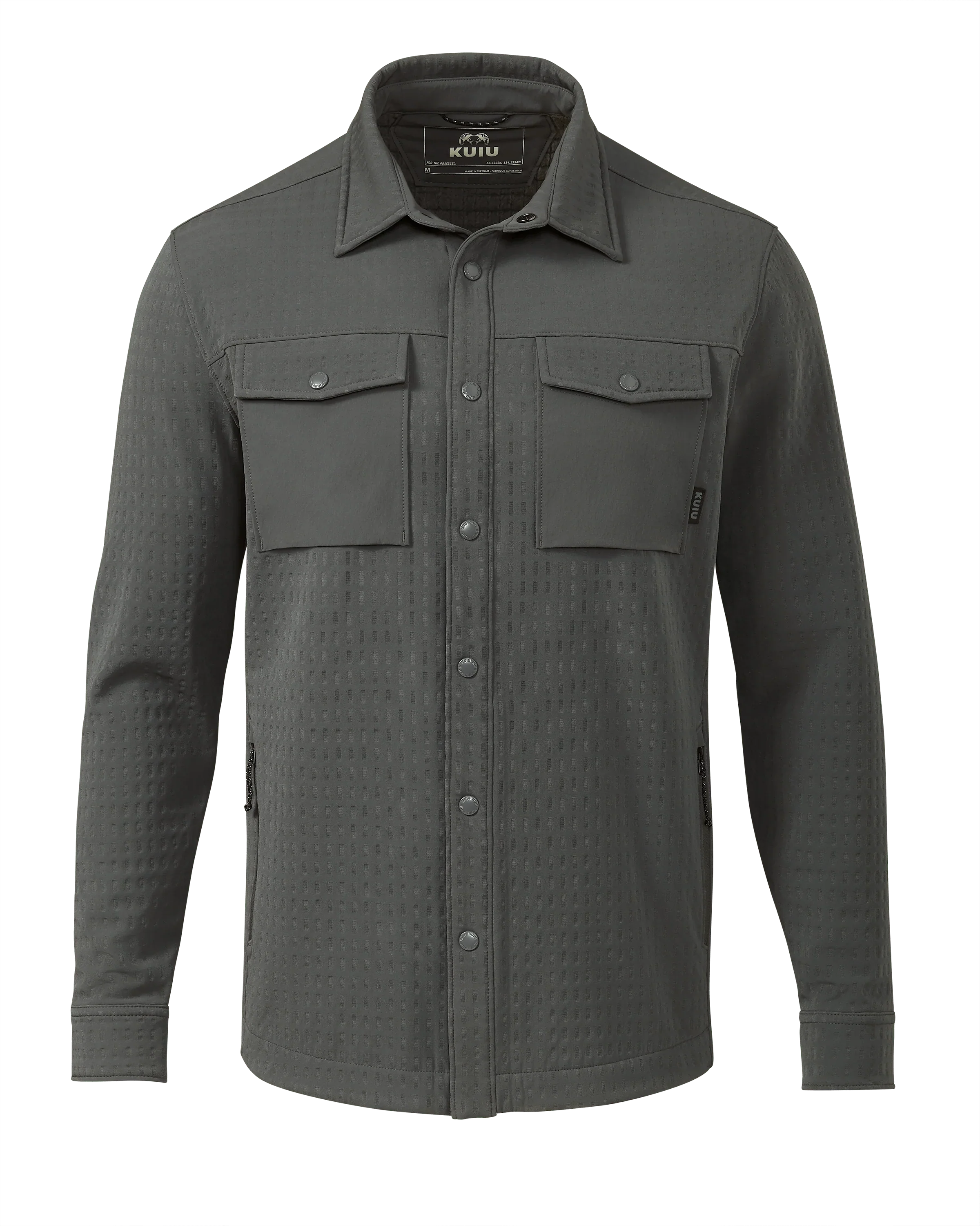 Blockfield Fleece Shirt Jacket | Gunmetal