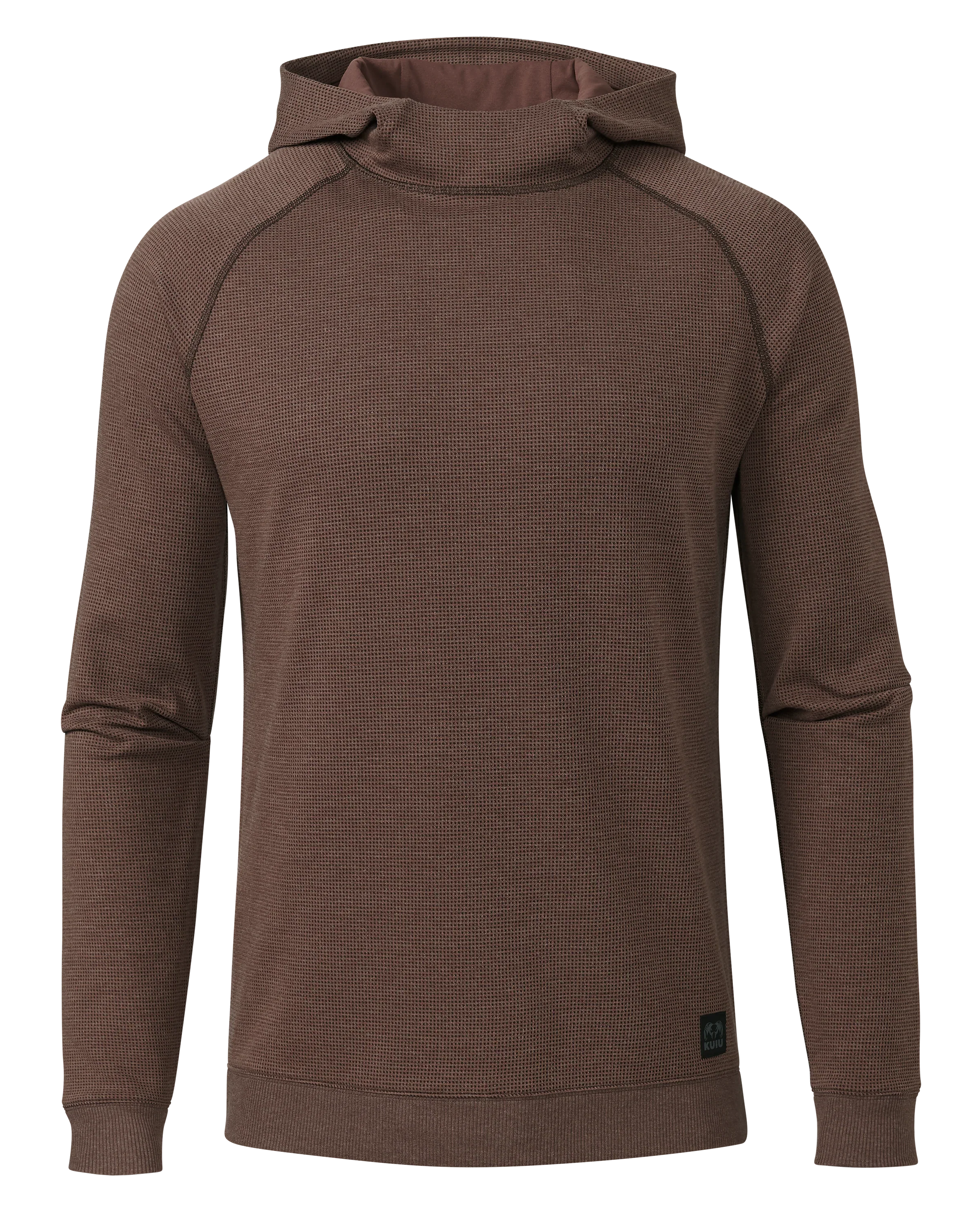 Canyon Waffle Hoodie | Cedar Heather