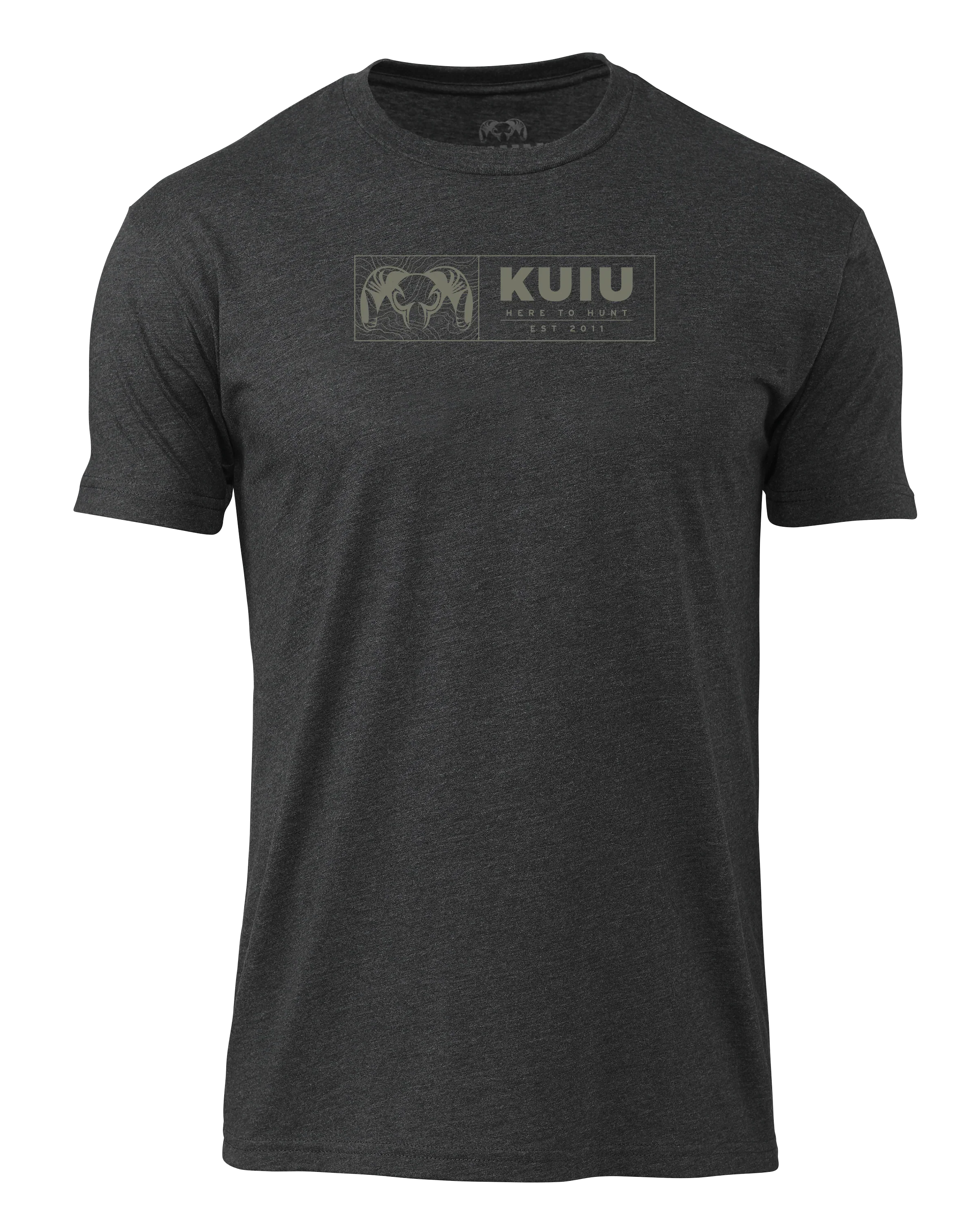 KUIU Topo Block T-Shirt | Charcoal
