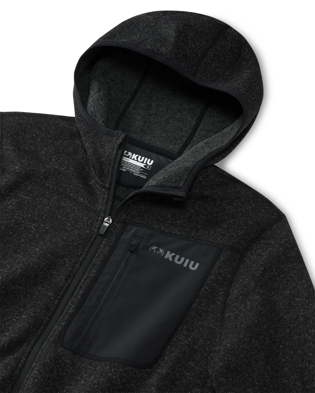 Base Camp Hooded Sweater | Heather Black