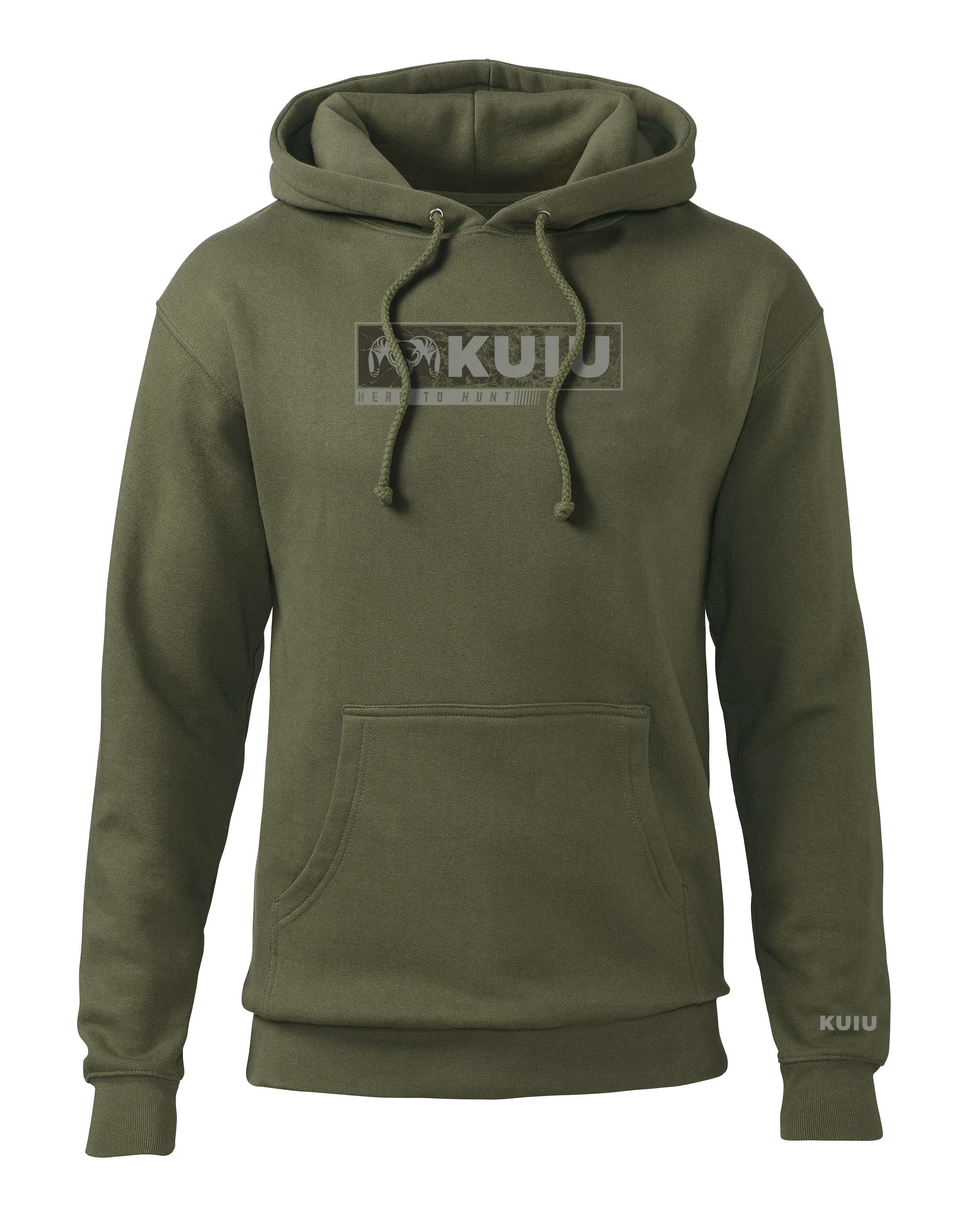 KUIU Here to Hunt Gritstone Hoodie | Army