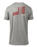 KUIU Retro Flag Fade T-Shirt | Heather Grey