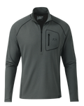 PRO Merino 200 Zip-T | Gunmetal