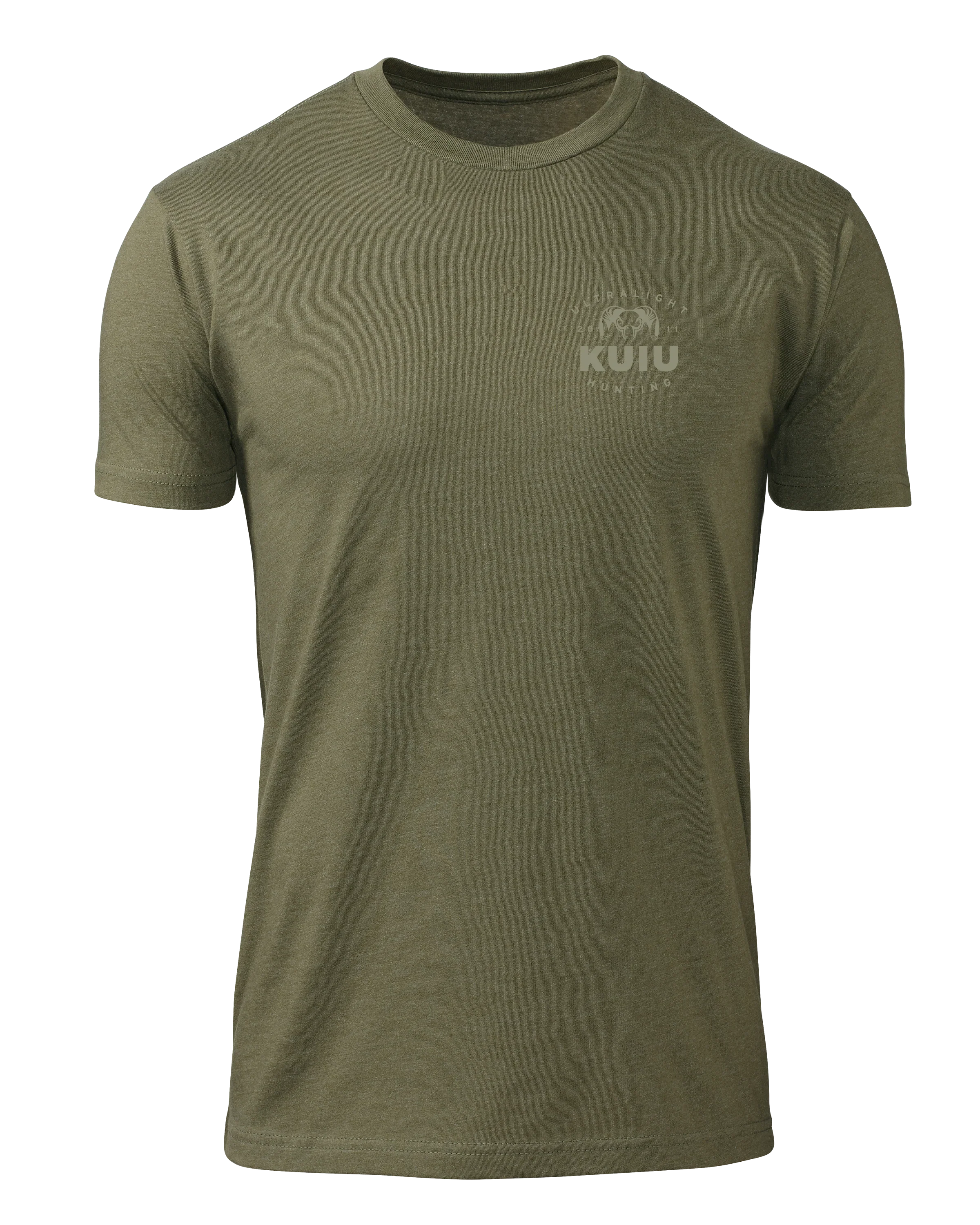 KUIU Ultralight Chest Logo T-Shirt | Military Green