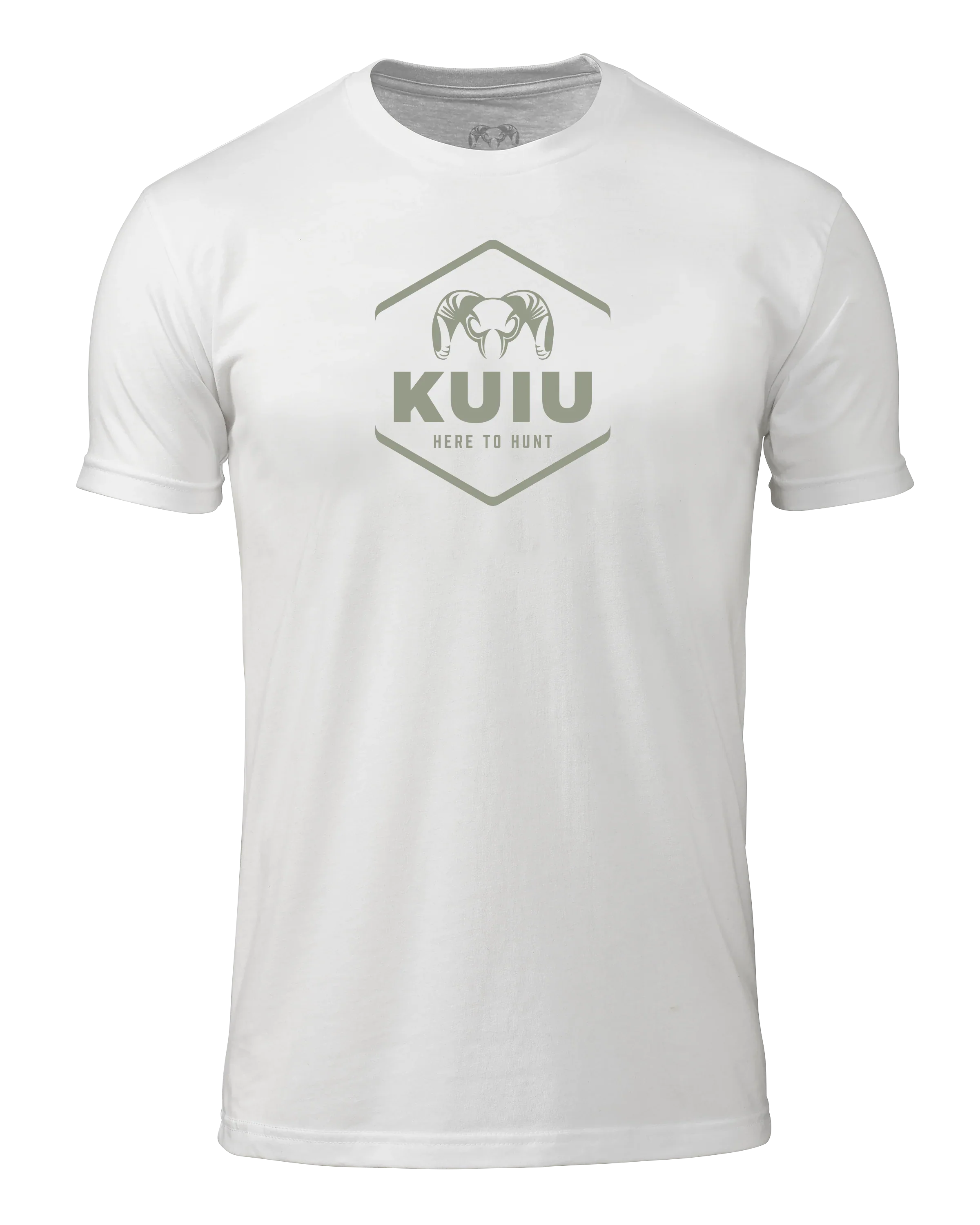 KUIU Stacked Here to Hunt T-Shirt | White