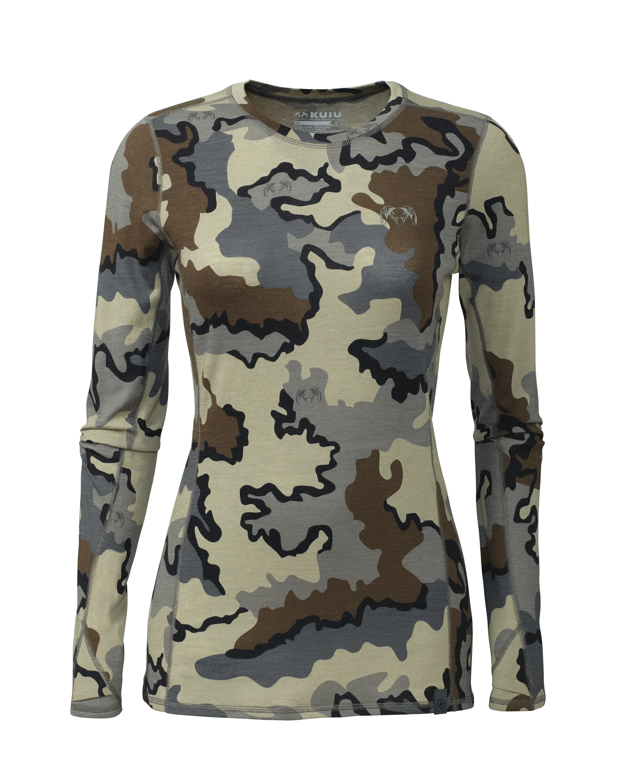 Women's ULTRA Merino 145 LS Crew | Vias