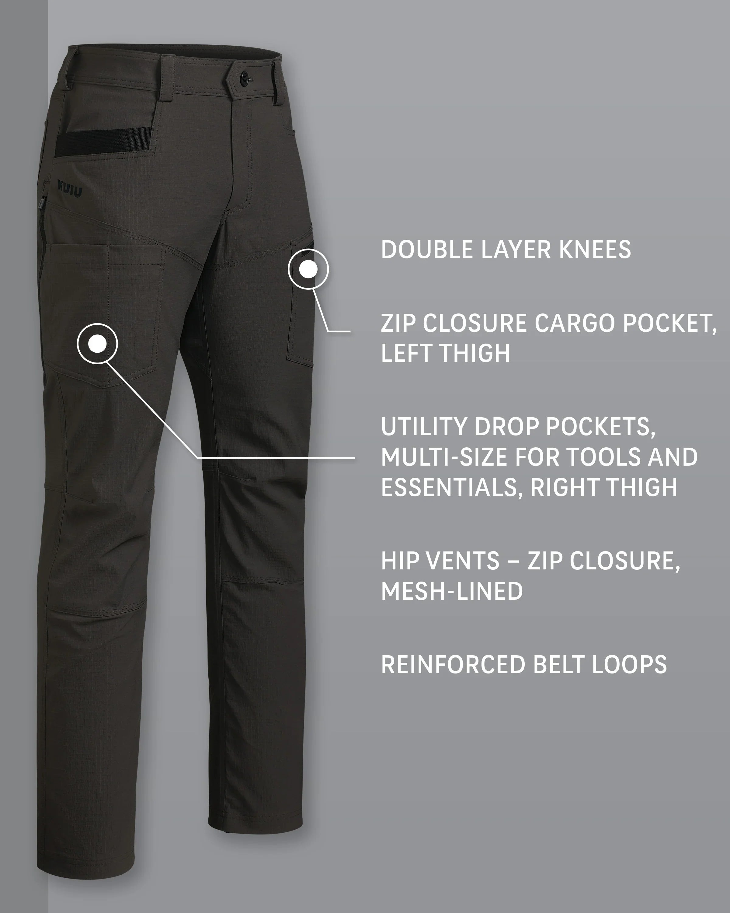 Motive Workgrade Pant | Asphalt