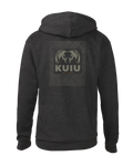 KUIU Topo Back Logo Hoodie | Charcoal