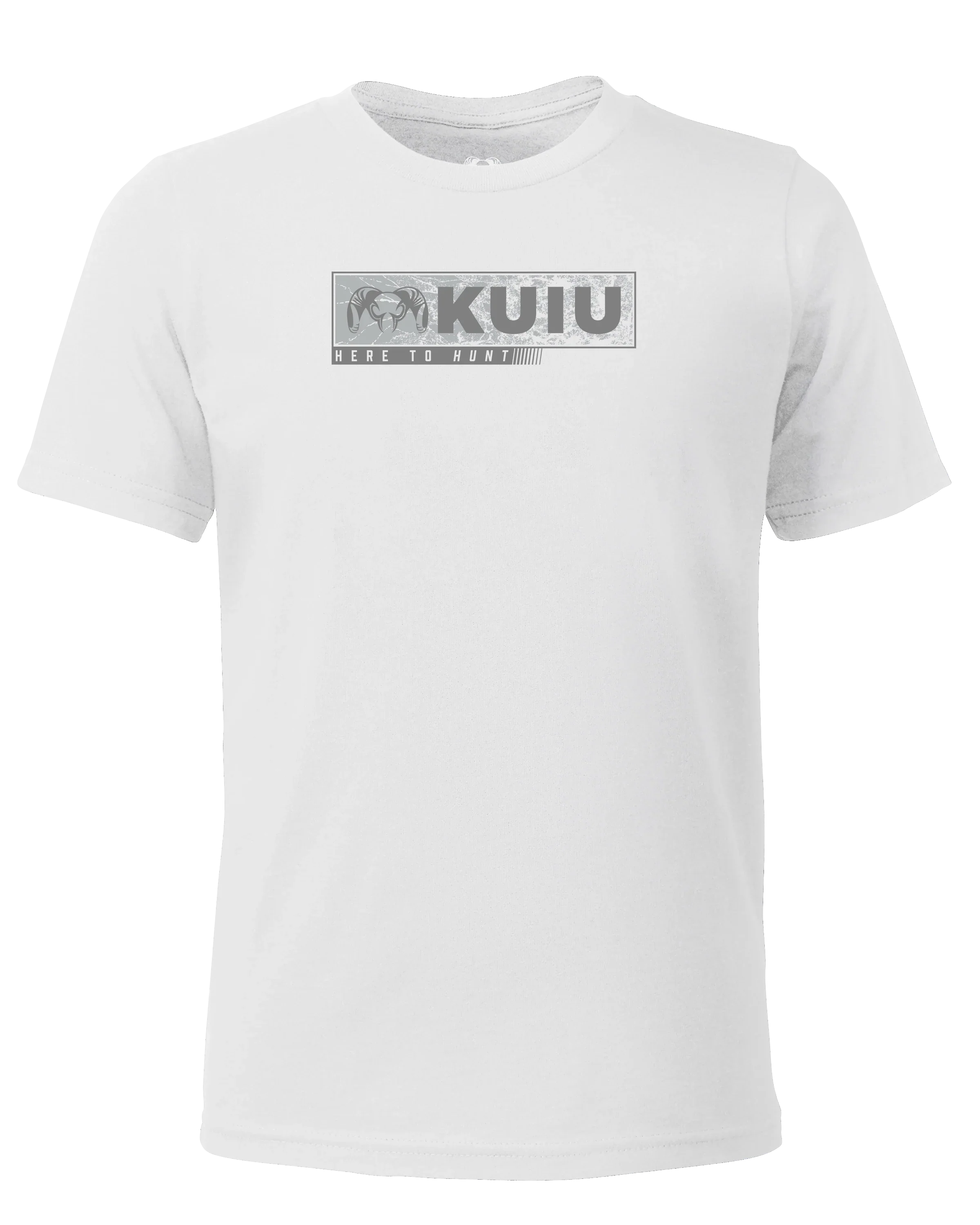 Youth Here to Hunt Gritstone T-Shirt | White