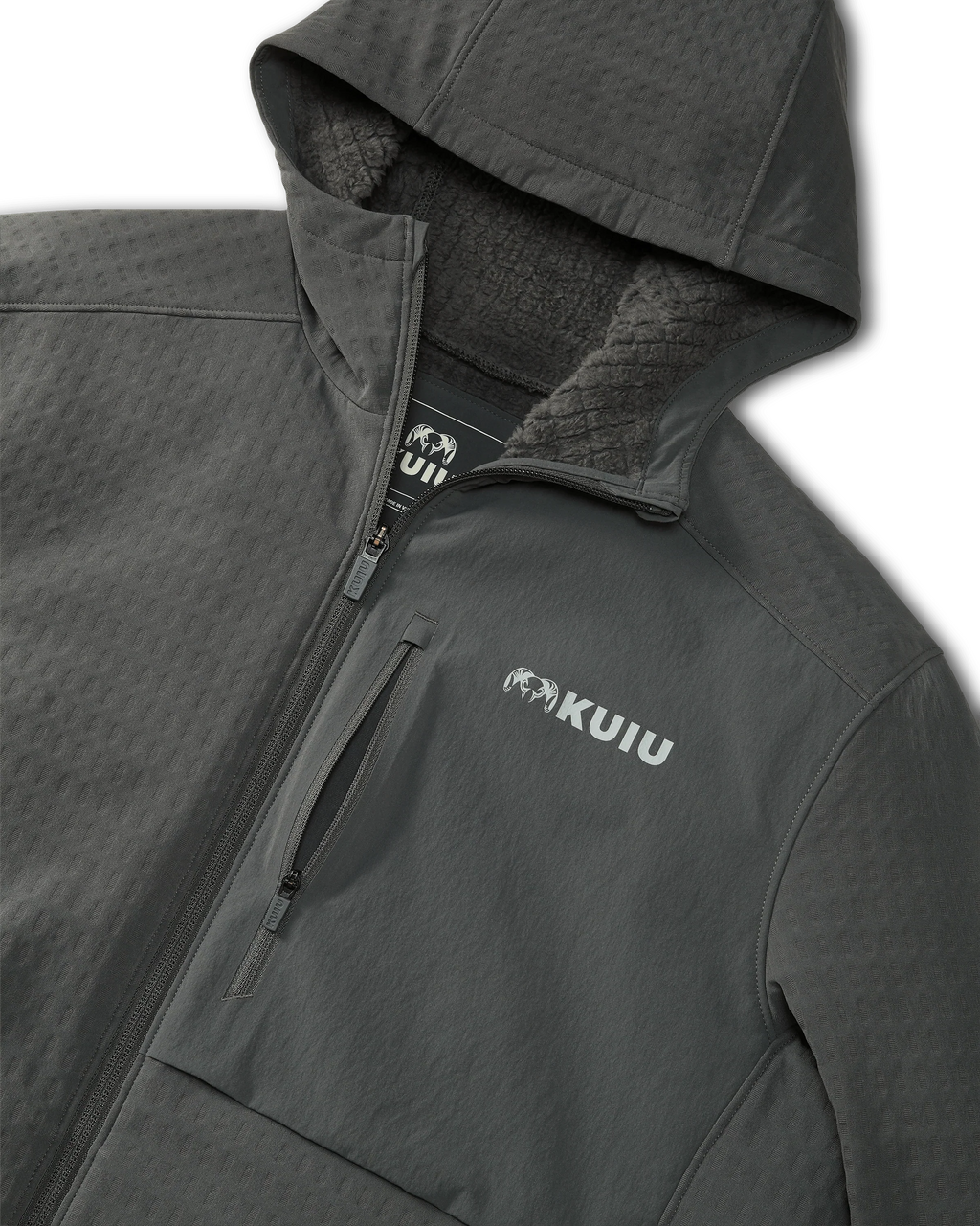Blockfield Fleece Hoodie | Gunmetal