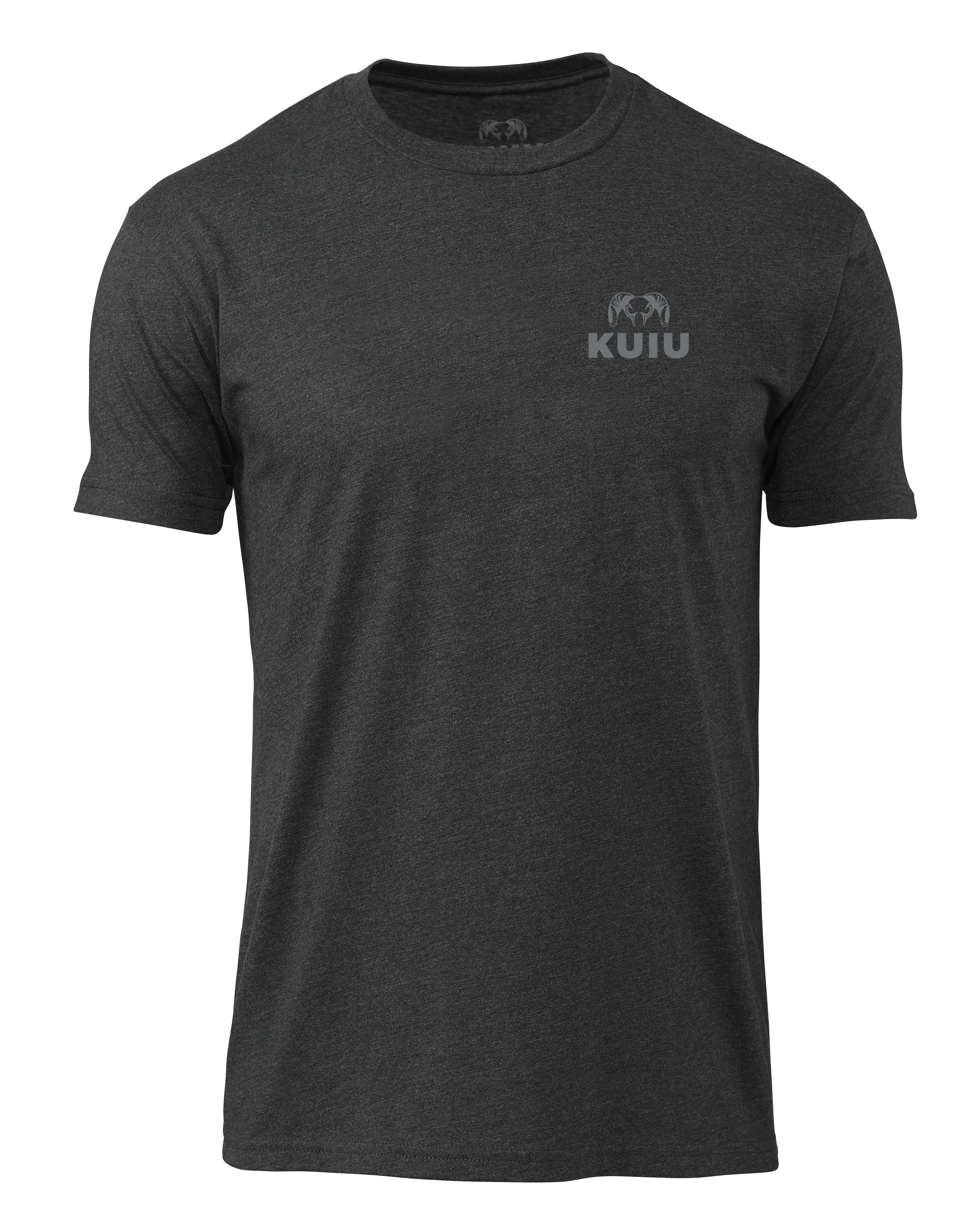 KUIU Solid Flag Fade T-Shirt | Charcoal