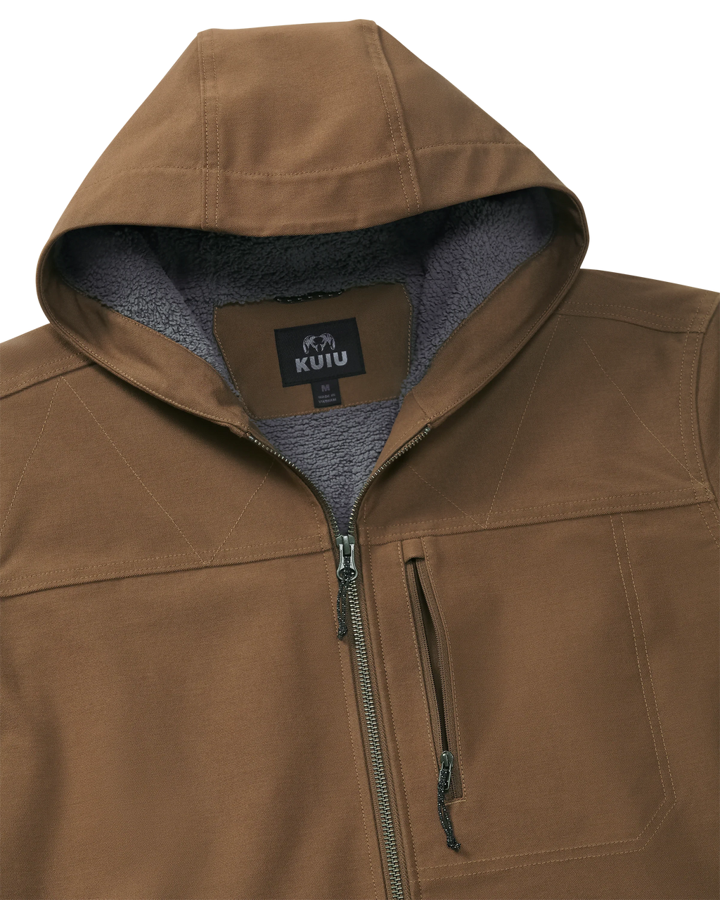 Brawley Hooded Fleece Jacket | Saddle