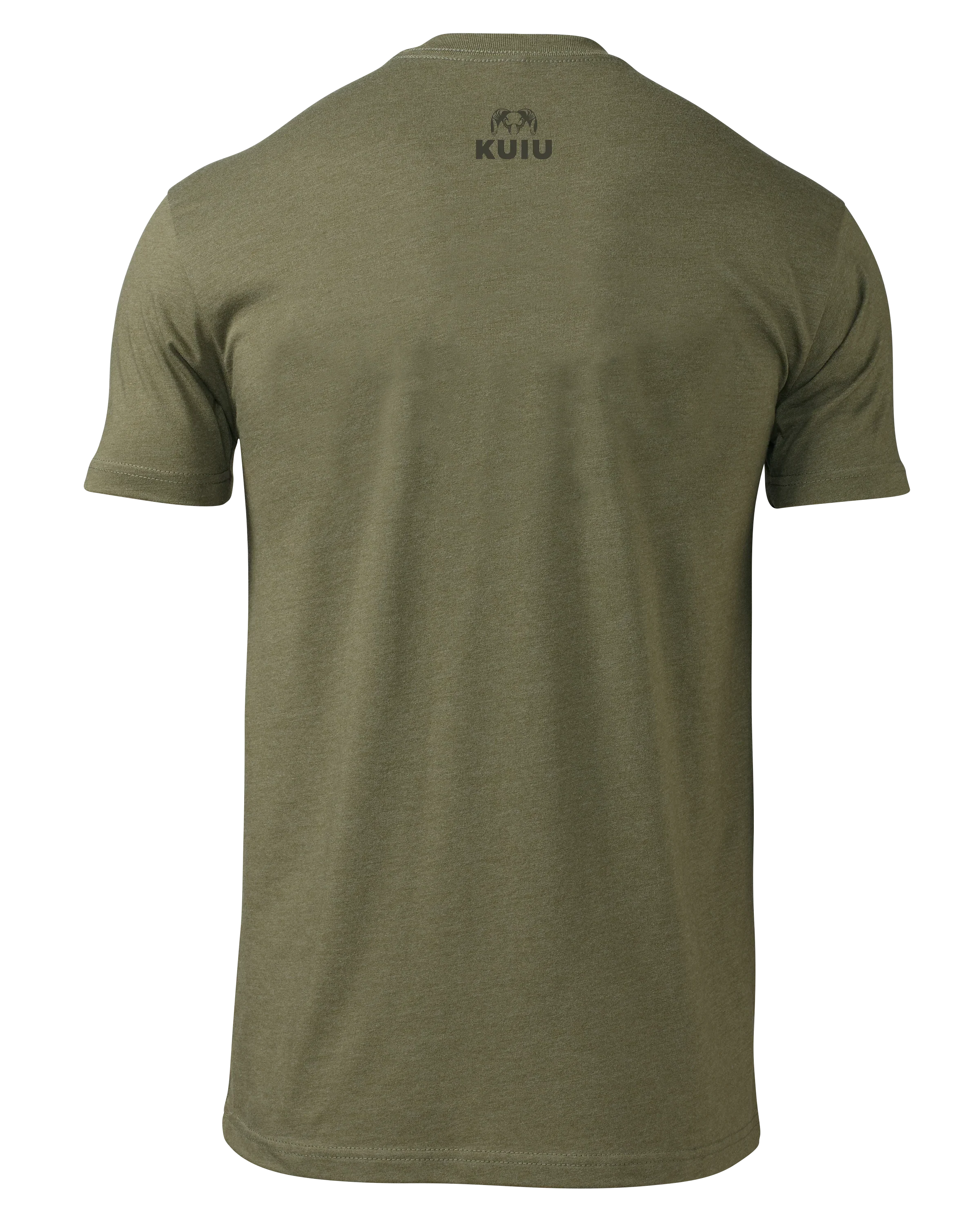 KUIU Topo Block Logo T-Shirt | Military Green