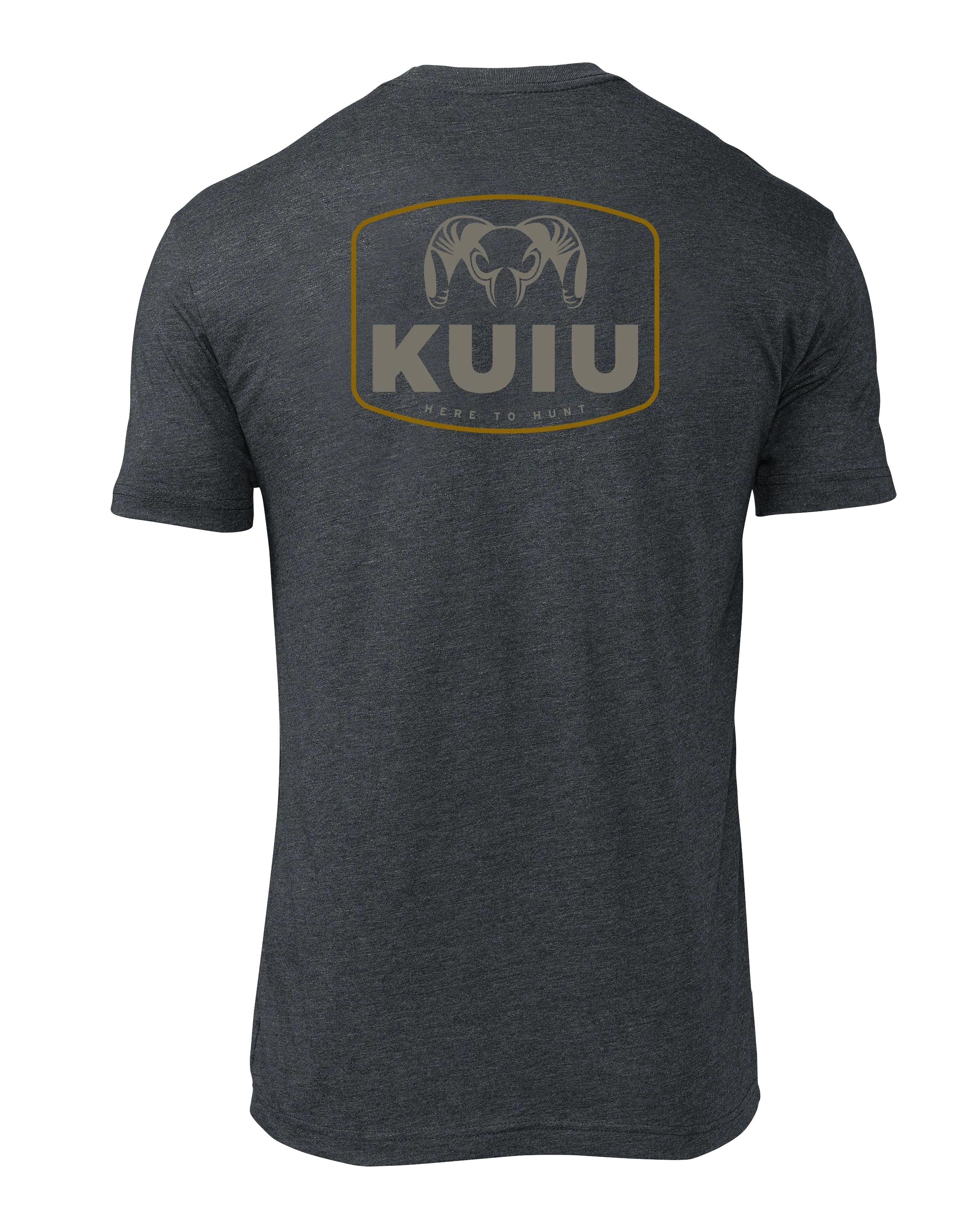 KUIU Here to Hunt Patch T-Shirt | Charcoal