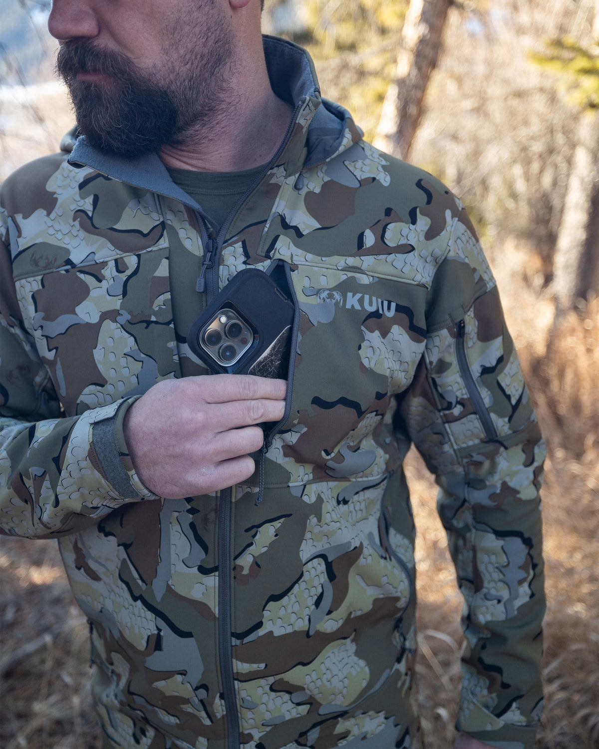 Guide PRO Hooded Jacket | Major Brown