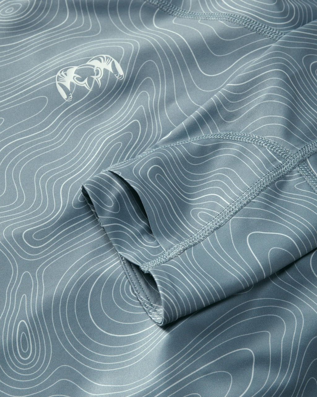 Gila LS Hoodie Topo | Glacier Topo Print