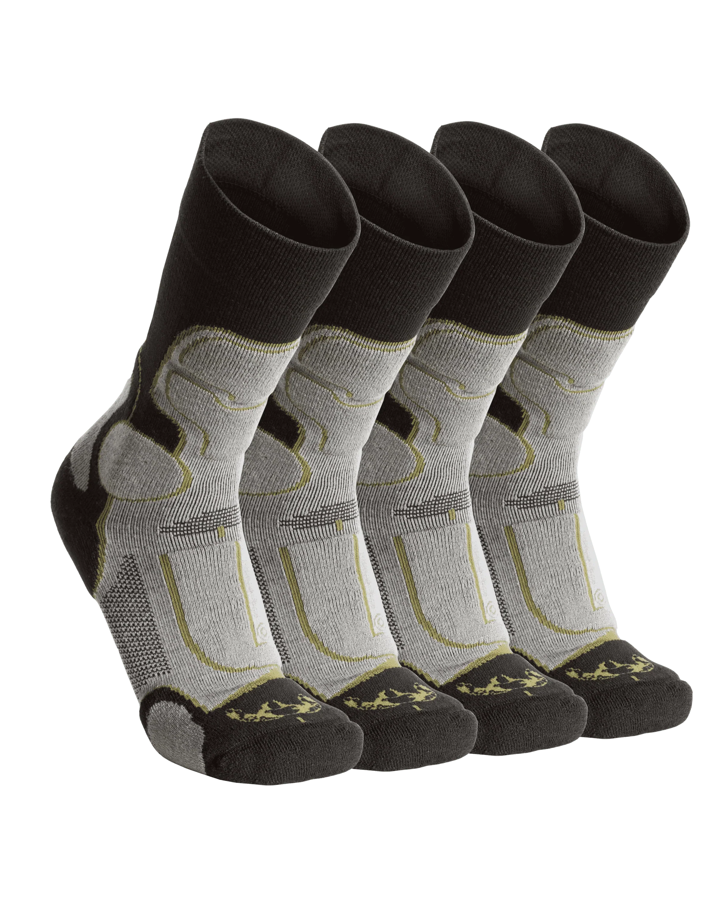 ULTRA Merino Crew Sock 4-Pair Pack | Grey Green