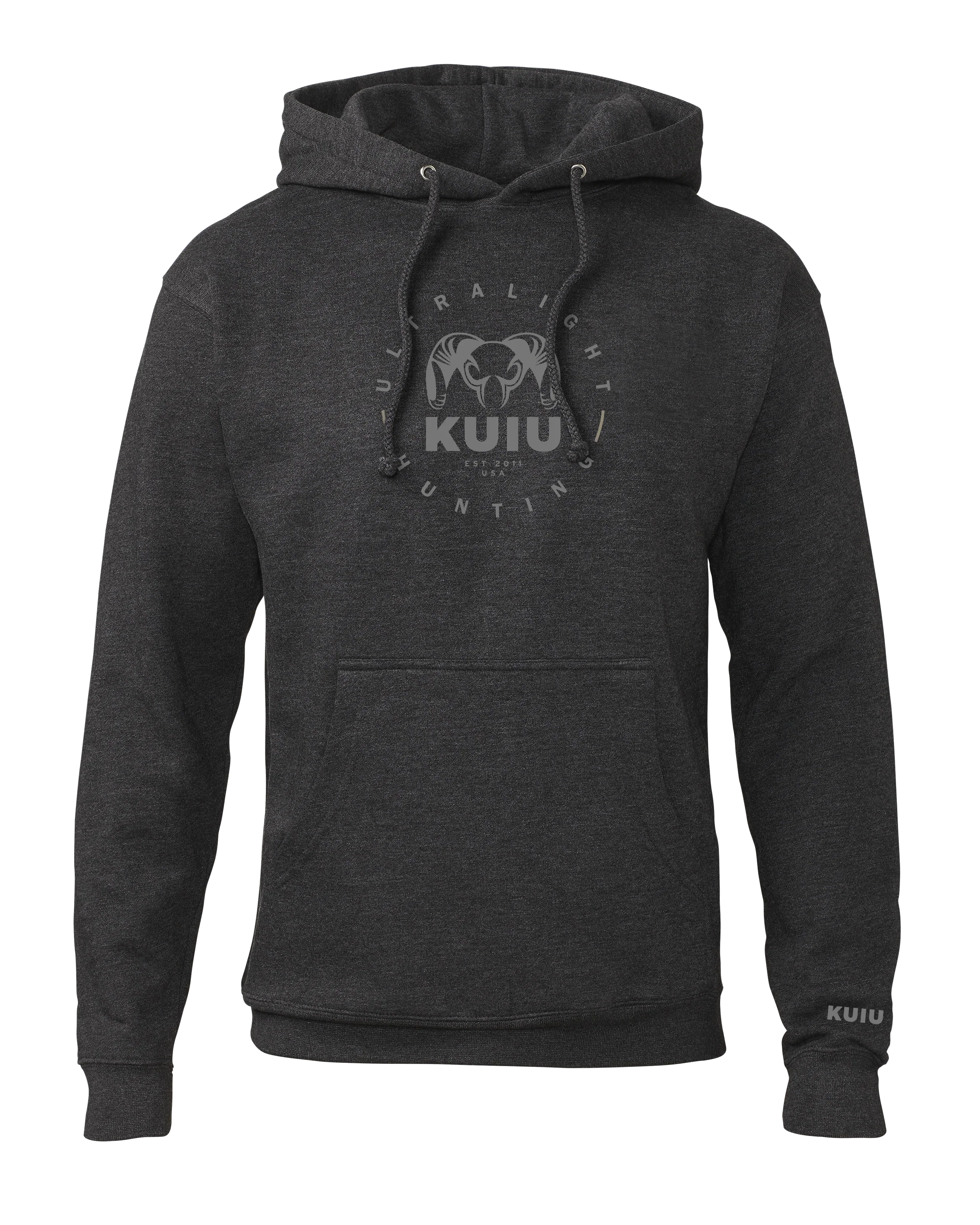 KUIU Ultralight Hunting Circle Hoodie | Charcoal