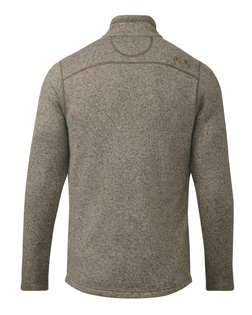 Base Camp Full Zip Sweater | Khaki Heather