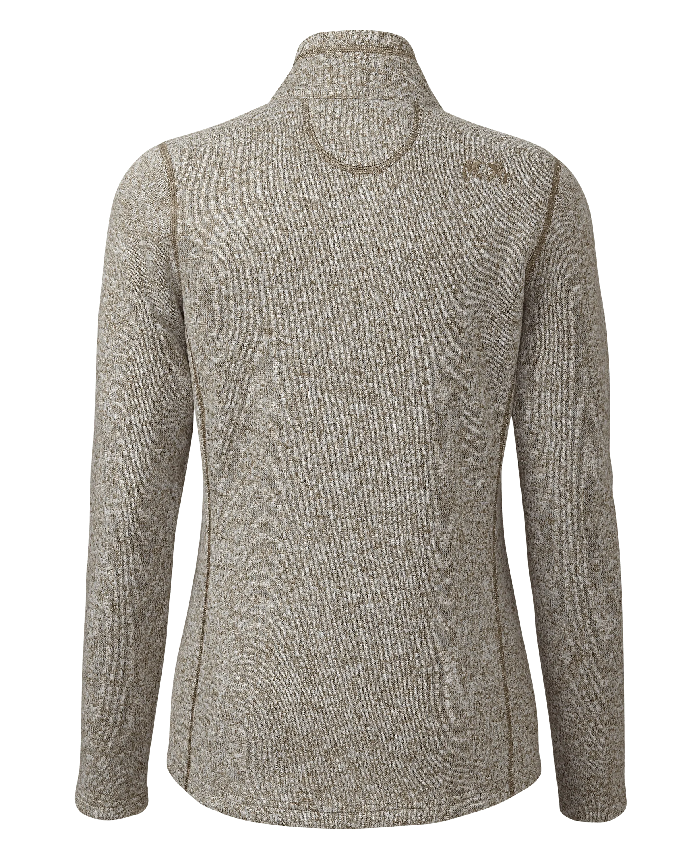 Women's Base Camp Full Zip Sweater | Khaki White Heather
