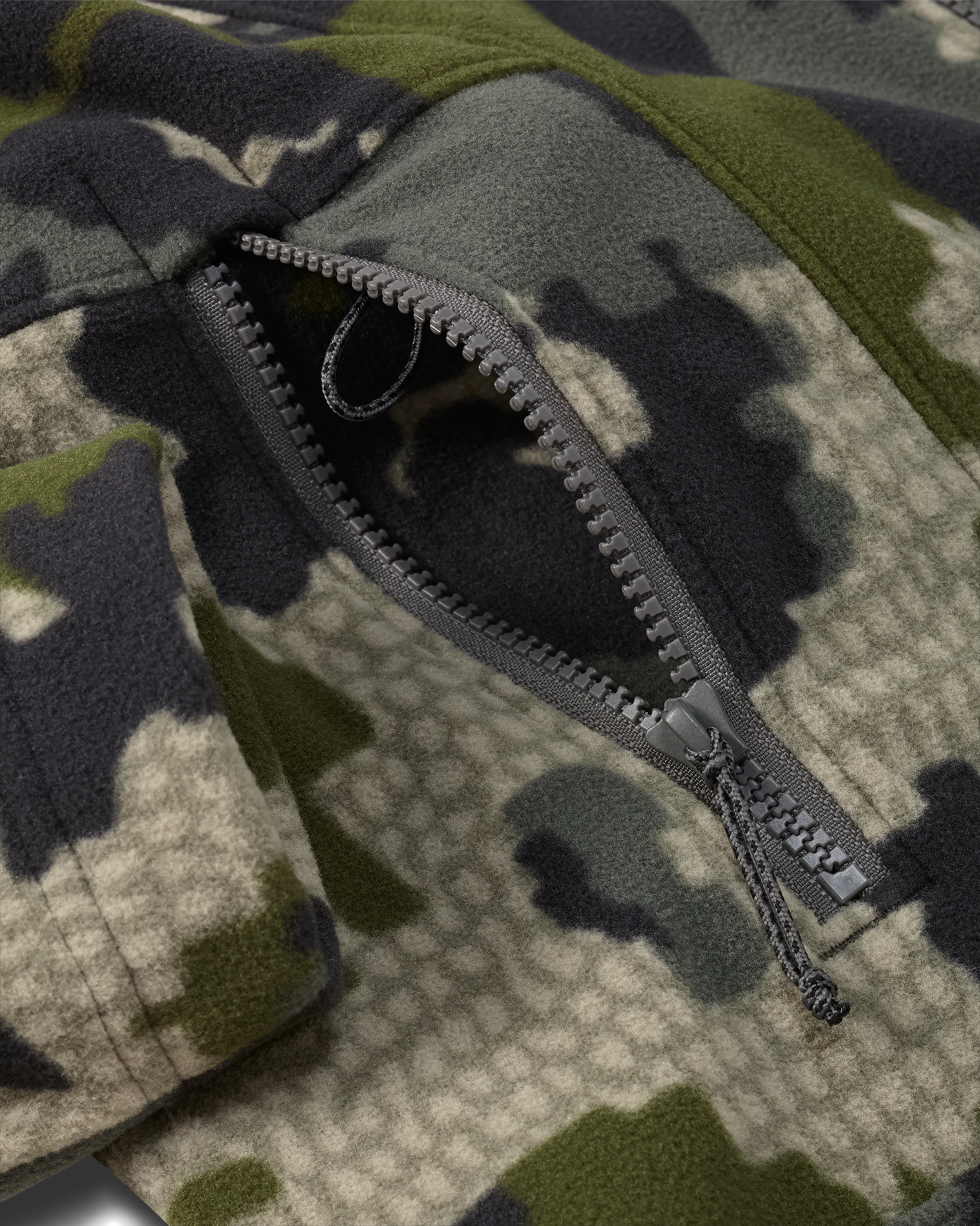 Women's Border Fleece Full Zip | Verde