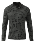 Ridgepoint Fleece Henley | Black Tonal