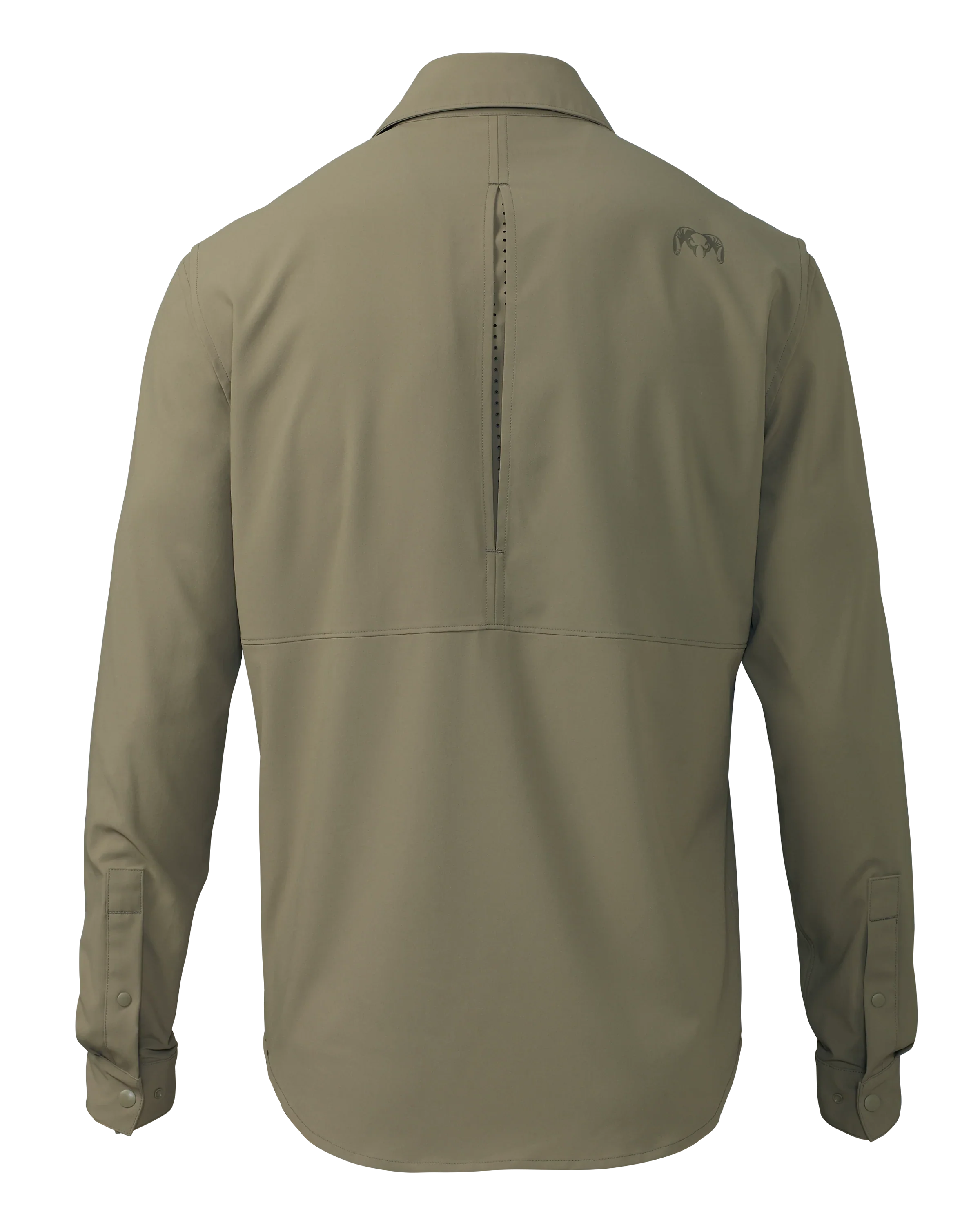 Mesa Vented LS Snap Shirt | Khaki