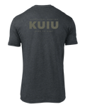 KUIU Here to Hunt Back Logo T-Shirt | Charcoal