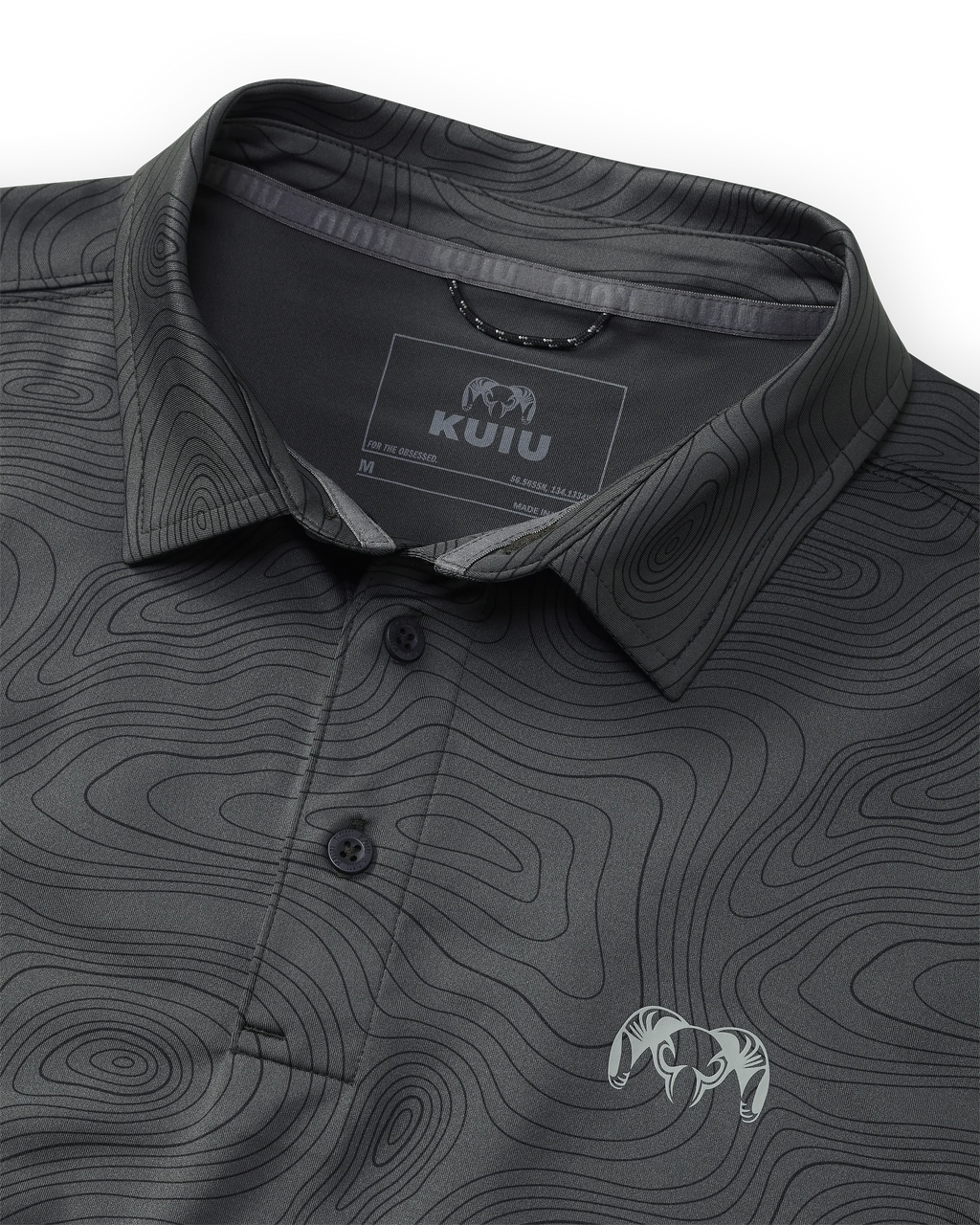 KUIU Performance Polo Topo | Gunmetal Topo
