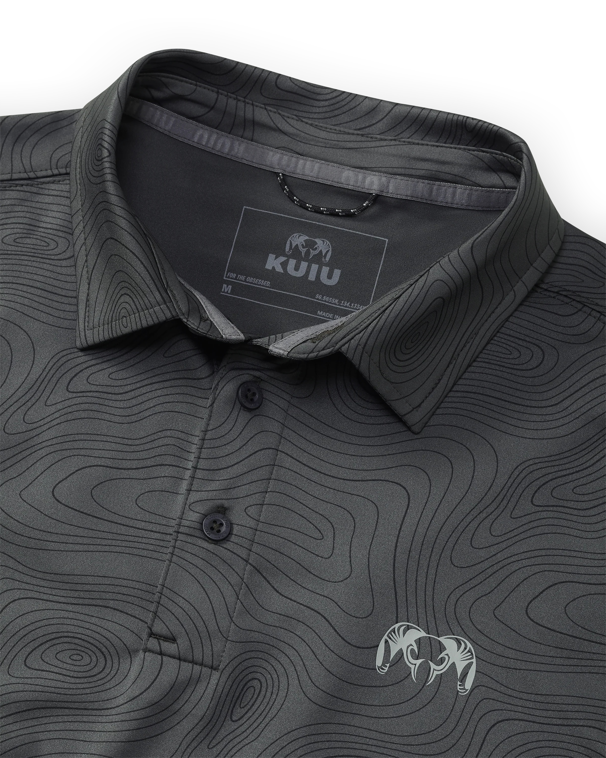 KUIU Performance Polo Topo | Gunmetal Topo