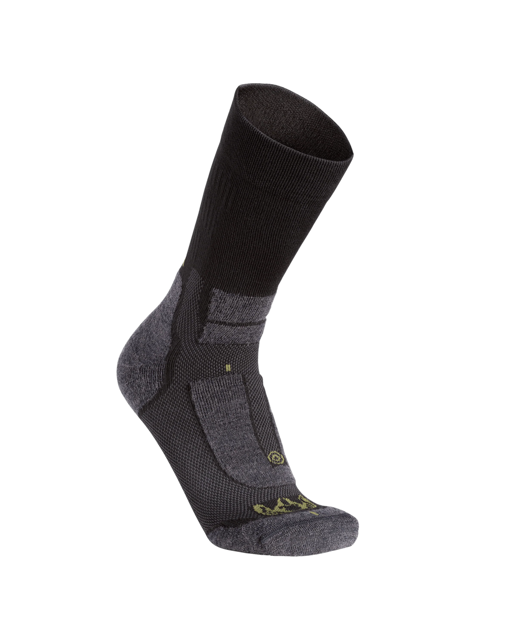 StrongWool Hybrid Crew Sock | Grey Green