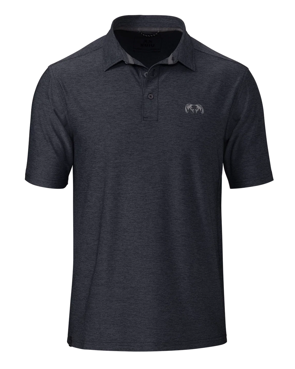 KUIU Performance Polo | Heather Steel Blue