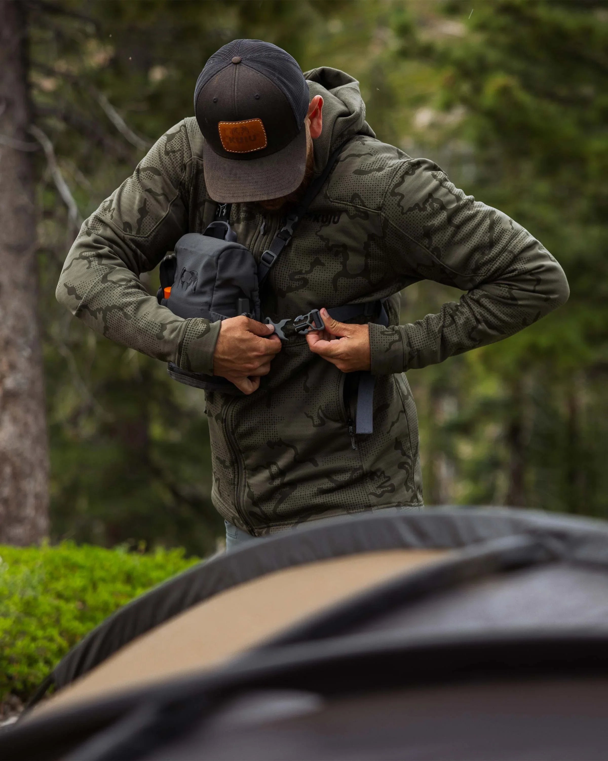 Ridgepoint Fleece Hoodie | Ash Tonal