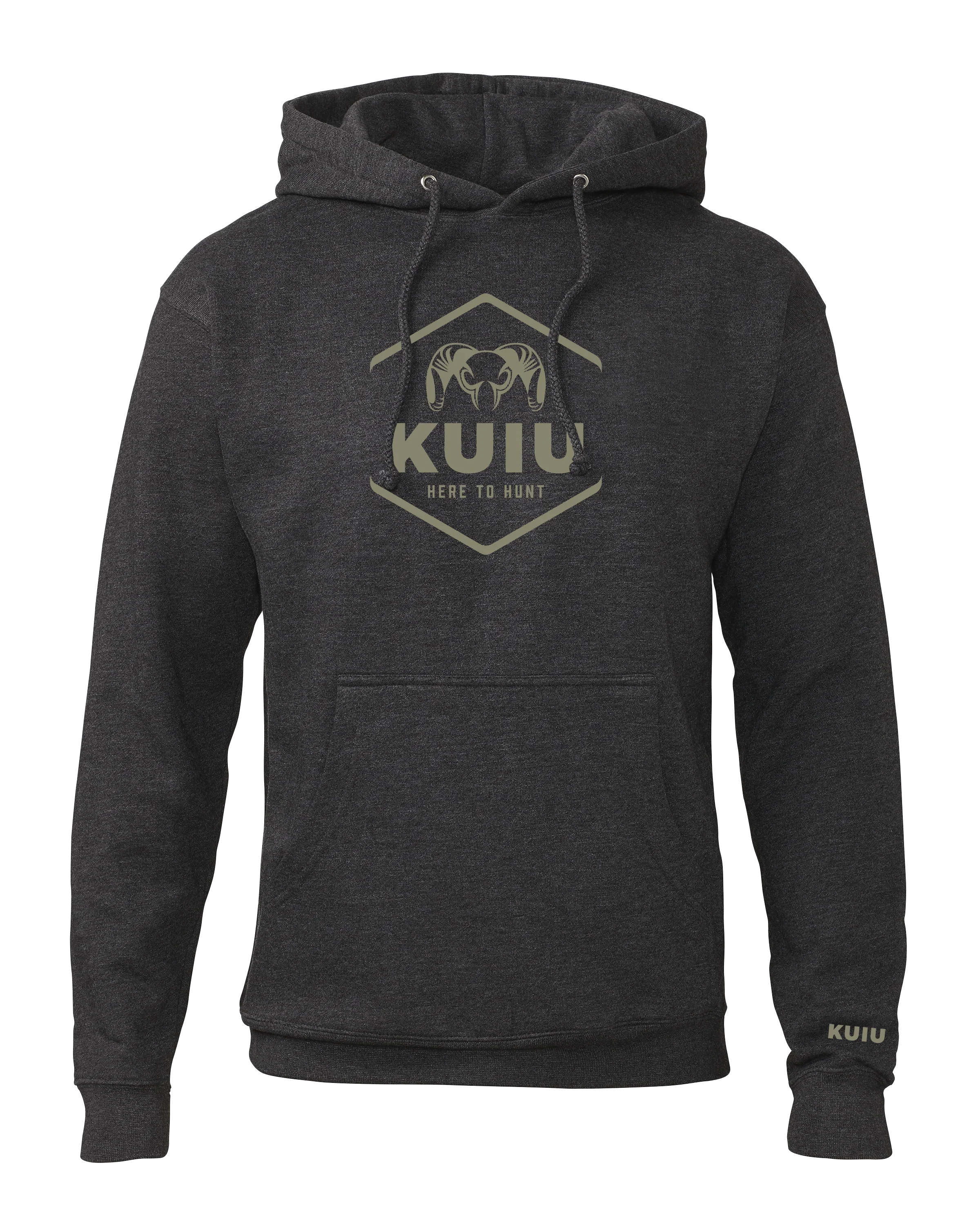 KUIU Stacked Here to Hunt Hoodie | Charcoal