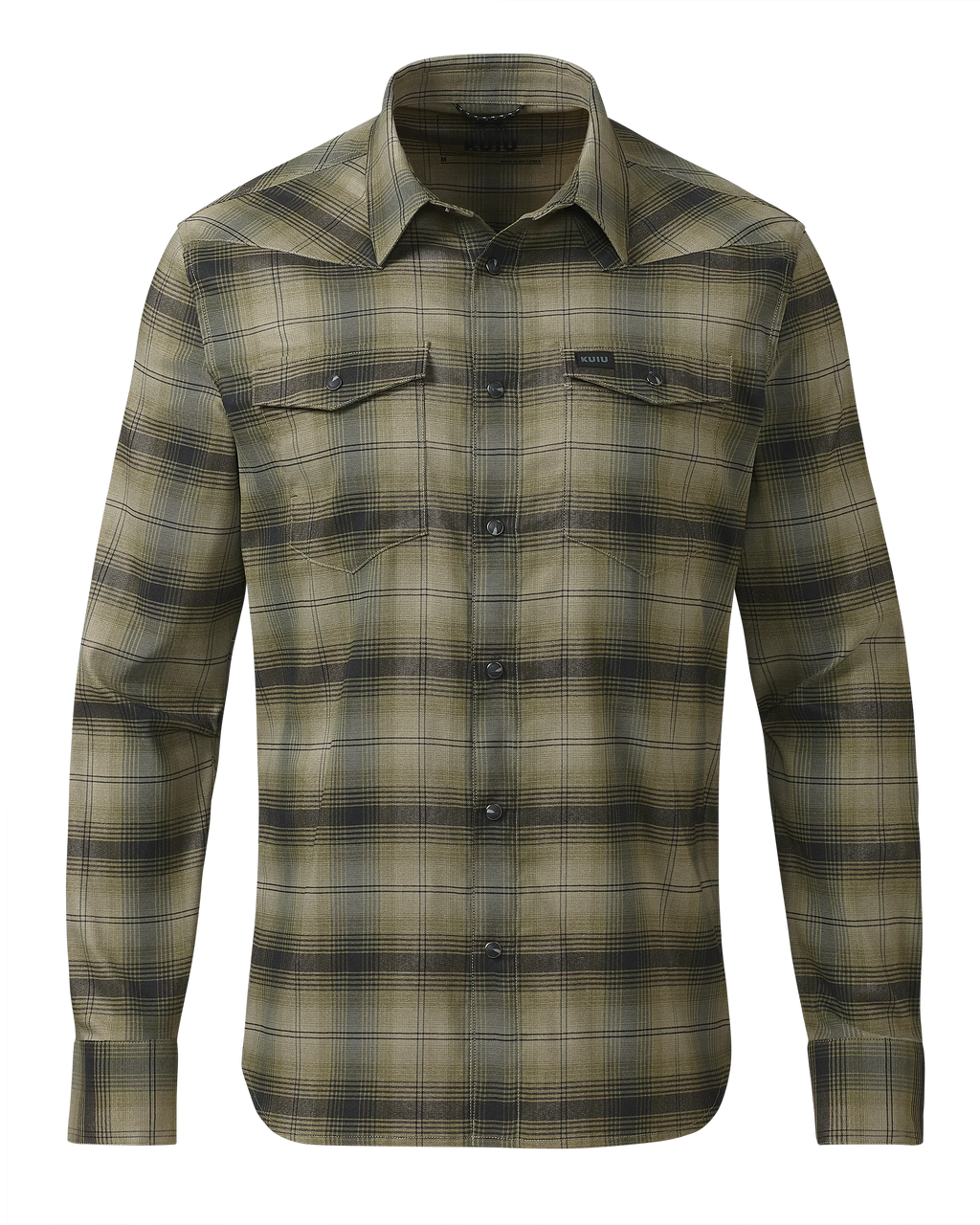 Laredo LS Shirt | Verde Ombre Plaid